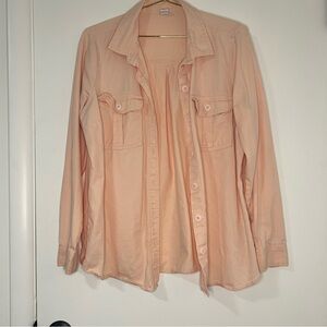 Pink Old Navy Denim Shirt